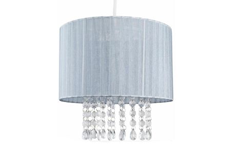 BAŞAK KUMAŞ TAŞLI AVİZE, GRİ