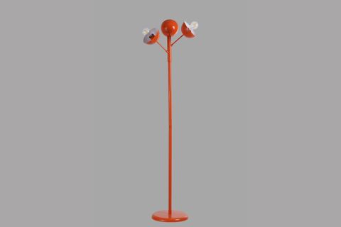 KÜRE TURUNCU LAMBADER, METAL BAŞLIKLI