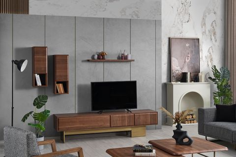 SOLİD TV ÜNİTESİ, CEVİZ