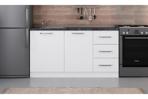 MİNAR 155 CM MUTFAK DOLABI BEYAZ 155-B1-ALT MODÜL