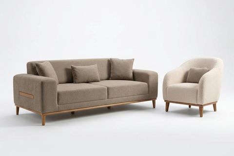 VERA ÜÇLÜ KOLTUK, KAHVE