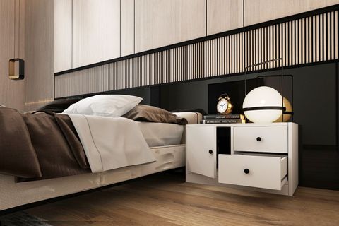 YUSUF KOMODİN, 1 KAPAK 2 ÇEKMECELİ, KMD-1004-Ç