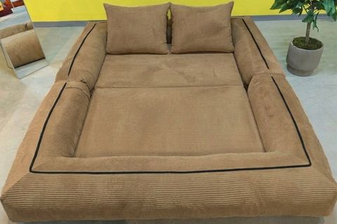 KATLANIR YATAK ÇOK FONKSİYONLU KOLTUK, SÜTLÜ KAHVE