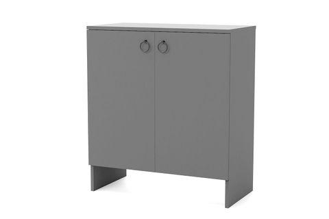 KABİ İKİ KAPAKLI ÇOK AMAÇLI DOLAP, ANTRASİT