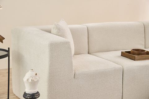 RAKS SERİSİ MODULER FULL SÜNGER KÖŞE KOLTUK, SAĞ VE SOL, KREM