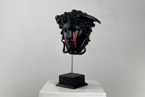 MEDUSA NIGHTMARE POP ART DEKORATİF ROMA YUNAN HEYKELLERİ