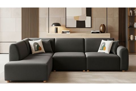 BRUSSELS SOL KÖŞE KOLTUK, ANTRASİT