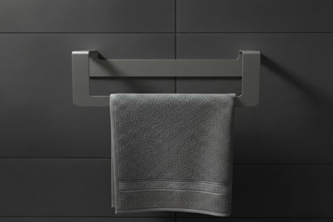 PREMİUM METAL BANYO HAVLULUĞU, CAM GRİ, 2046 CM