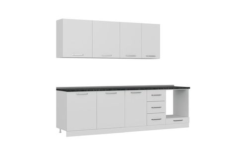 MİNAR VİOLA 275 CM MUTFAK DOLABI BEYAZ 275-B6