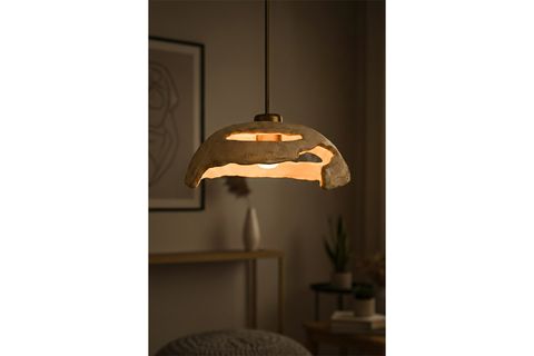 HANDMADE WABİ SABİ KARBON BETON AVİZE, PETRA