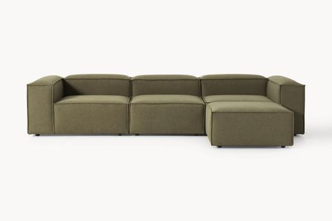 LENA KETEN MODÜLER KÖŞE KOLTUK, YEŞİL