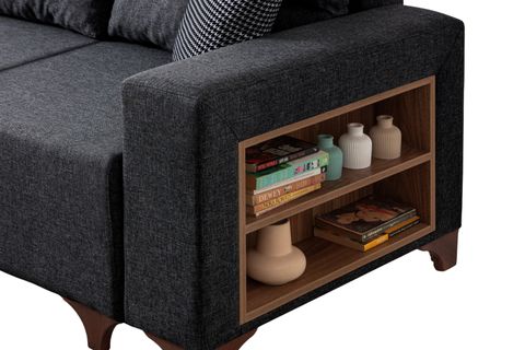 MİLAN MODÜLER KÖŞE KOLTUK, ANTRASİT