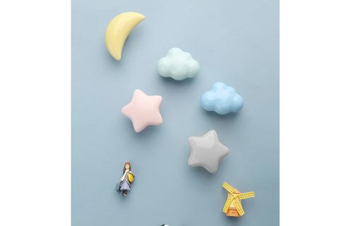 YILDIZ KULP BEBEK ODASI AKSESUARI, MAVİ