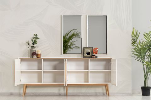 SÜRPRİZ KONSOL VE AYNA, KREM