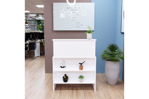 VENÜS ÇEKMECELİ BANKO, SEKRETER MASASI, BEYAZ, 90 CM