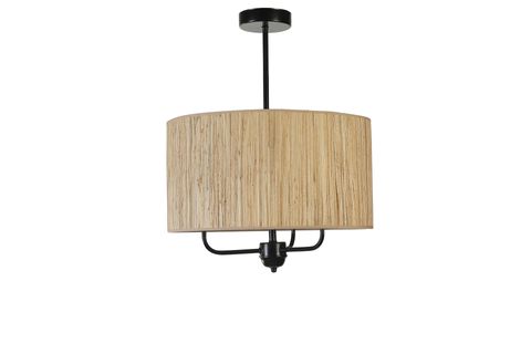BAMBU 010 ABAJURLU  ÜÇLÜ SARKIT AVİZE