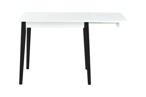 AVANOS MDF KATLANIR AHŞAP MUTFAK MASASI, 70X80 CM, BEYAZ SİYAH