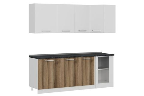 MİNAR 215CM KÖŞE MUTFAK DOLABI BEYAZ DORE K215D1