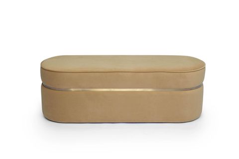 MİNOTTİ KADİFE BENCH, KAHVERENGİ