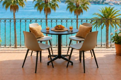 TİLİA SİYAH 4 SANDALYELİ BAHÇE BALKON BİSTRO SETİ, GRİ, 60X60 CM