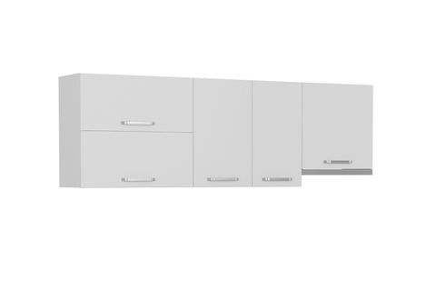 MİNAR 225 CM MUTFAK DOLABI BEYAZ 225-B4-ÜST MODÜL