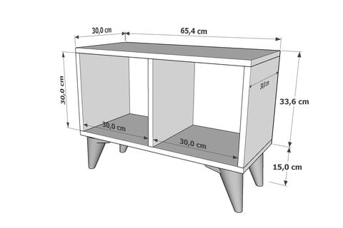YUSUF KOMODİN, BÖLMELİ AYAKLI, KMD-1065