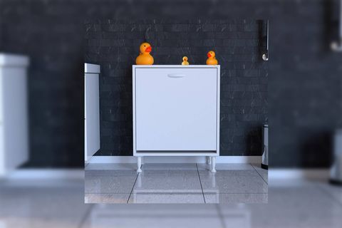 SÖKE SEPETLİ BANYO DOLABI, 60X75X32,5