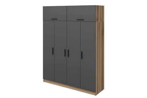 MİNAR KALE GARDIROP 302, ANTRASİT