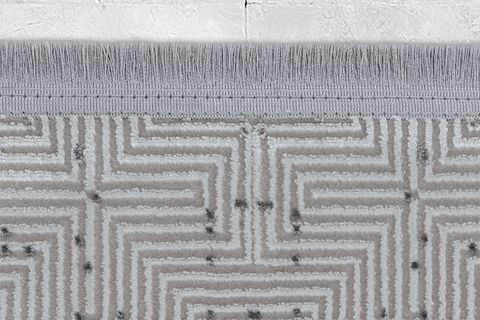 İPEKSİ MAKİNE HALISI, GRİ, 2, 80X150