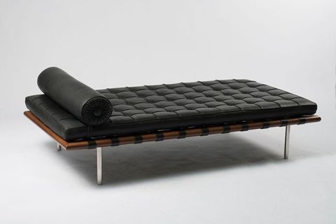 SOHOMANJE GERÇEK DERİ DAYBED, SİYAH