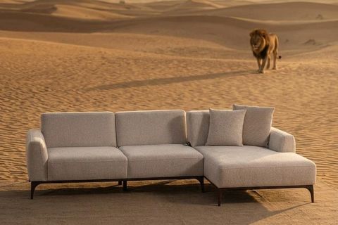 TREND RELAX KÖŞE KOLTUK, KREM, 285X160