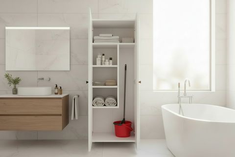 LAVO İKİ KAPAKLI TEMİZLİK DOLABI, 54X160X33