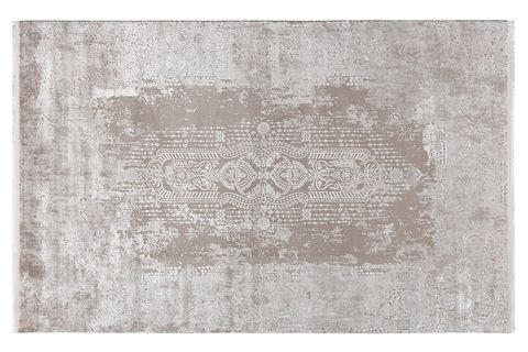 ATLAS HALI FRAPE FP11A KAHVE KREM MODERN SALON HALISI 80X300