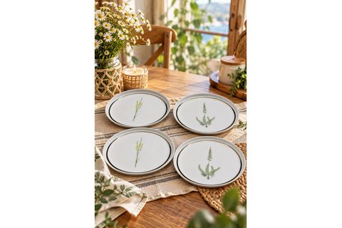 PORLAND BOTANİCAL 21CM 2'Lİ PASTA TAKIMI