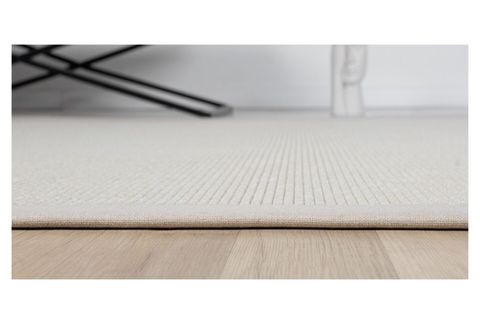 BORDÜRLÜ HASIR DOKULU SİSAL MAKİNE HALISI, KREM, 200X250
