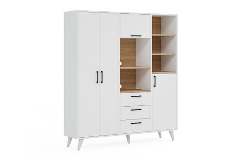 LAVO ÇOK AMAÇLI DOLAP, 4 KAPAKLI 3 ÇEKMECELİ