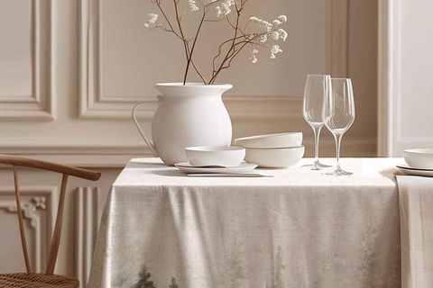 PASTEL ORMAN PAMUK MASA ÖRTÜSÜ, 150X200 CM