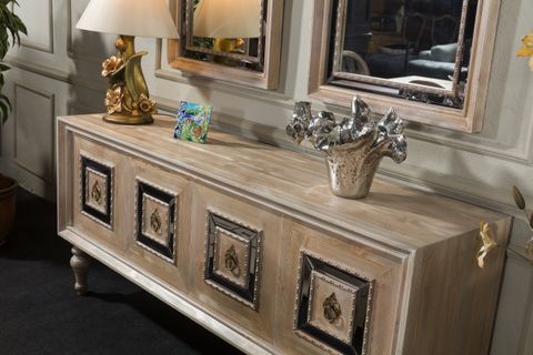 TURİ YEMEK ODASI TAKIMI, BEYAZ ESKİTME