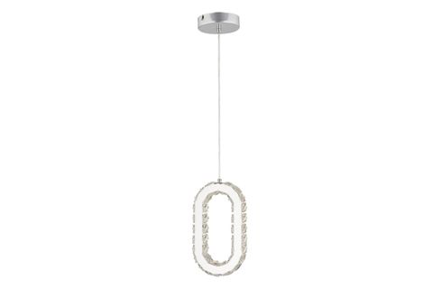AVİGNON TEKLİ LED AVİZE, KROM