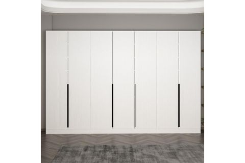 KALE 210 CM 7 KAPAKLI 5B RAF PORTMANTO, BYZ MBR ÇİZGİLİ BYZ