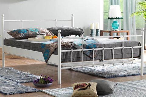 LALAS METAL KARYOLA, BEYAZ, 140X200