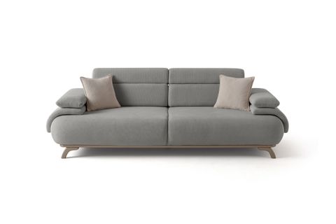 ALASKA SIRT MEKANIZMALI KASALI ÜÇLÜ KOLTUK, GRİ