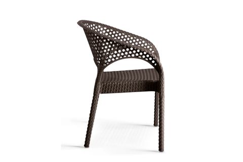 BELLA BİSTRO SET BAHÇE BALKON MASA SANDALYE SETİ, KAHVERENGİ