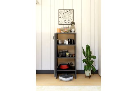 KABİ TEK KAPAKLI ÇOK AMAÇLI DOLAP, ANTRASİT