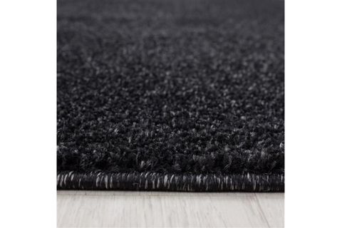 MODERN DESENLİ HALI KISA HAVLI BULANIK DÜZ RENKLİ ANTRASİT 160X230
