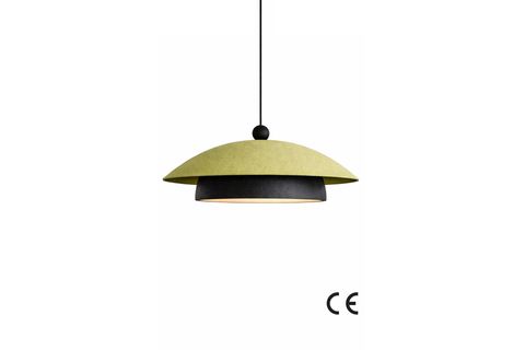 HANDMADE WABİ SABİ KARBON BETON AVİZE, PİSTACHİO