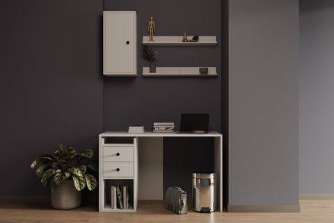 MİMAR TASARIM ÇALIŞMA MASASI, 2 ÇEKMECE 1 KAPAKLI