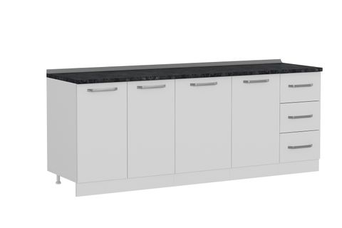 MİNAR 215 CM MUTFAK DOLABI BEYAZ 215-B1-ALT MODÜL