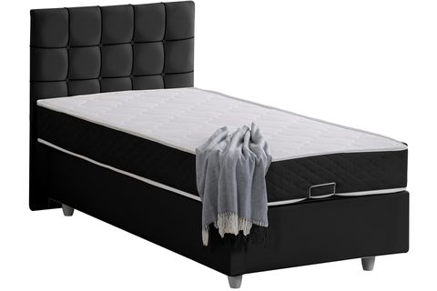 TAVİRA BAZA BAŞLIK VE LETTO YATAK SETİ, ANTRASİT, 100X200