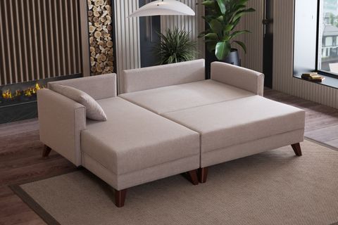 GLORİA MİNİ KÖŞE KOLTUK, KREM, SOL KÖŞE